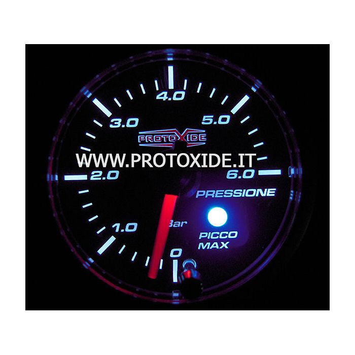 Manometre de pression de turbo mecanique Prosport 52mm