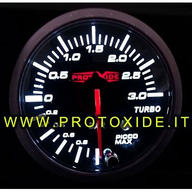 Fiat 500 Abarth Dual Display Manometer, Abgastemperatur, AFR, Turbodruck,  Öldruck nach Wahl